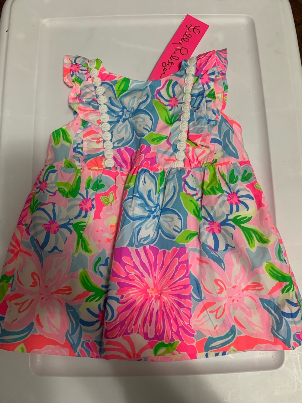 Lilly Pulitzer Girls Floral Dress